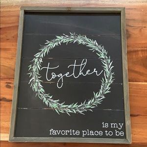 Hobby Lobby wooden sign